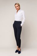 Damenbluse Slim Fit - Einfache Manschette