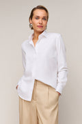 Damenbluse Regular Fit - Umschlagmanschette