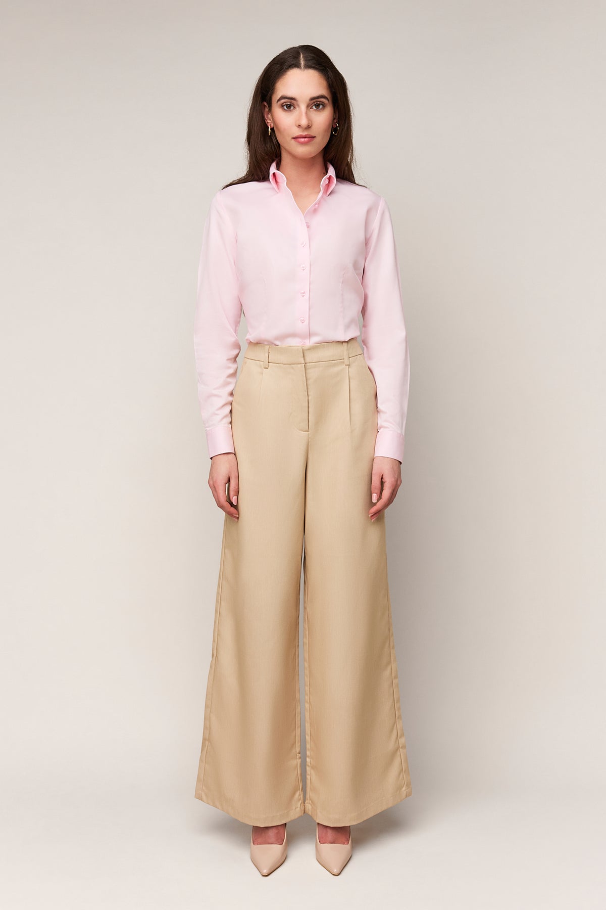 Dames Blouse Slim Fit - Enkele Manchet